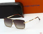Louis vuitton Stylish oversized travel and vacation sunglasses 6321 Square