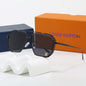 Louis vuitton Metal Double Bridge Polygonal Sunglasses Aviator