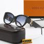 Louis vuitton Elegant Butterfly Bold Frame Sunglasses with Letter Detail (Model 6265) Butterfly