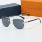Louis vuitton Metal Plaque Rimless Sunglasses Mixed