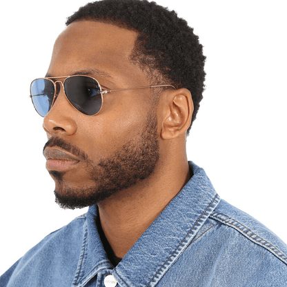 Ray-Ban Aviator RB3025 9196S2 58 Polarised Sunglasses Aviator